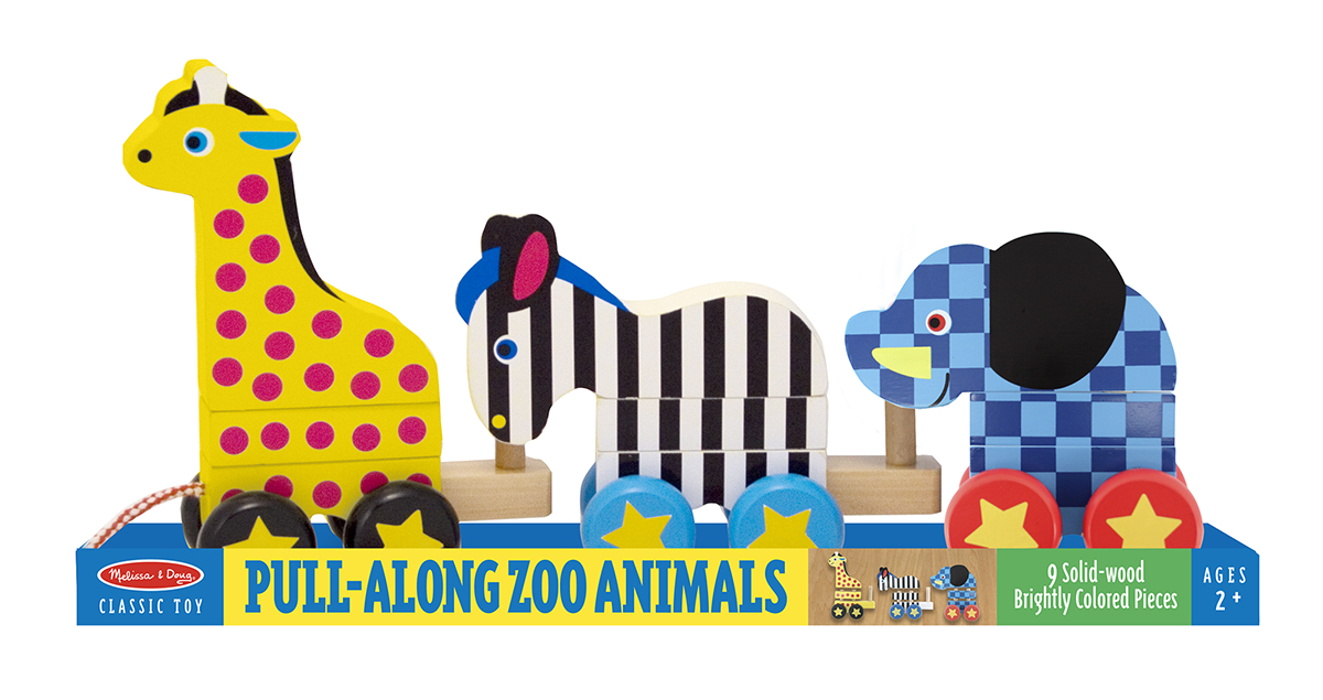 Каталка Зоопарк из серии Классические игрушки  